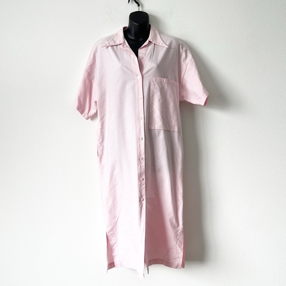Baw Shop Pink Shirt Dress - Picture 3 of 15